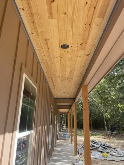 House painting and ceiling staining — photo P001