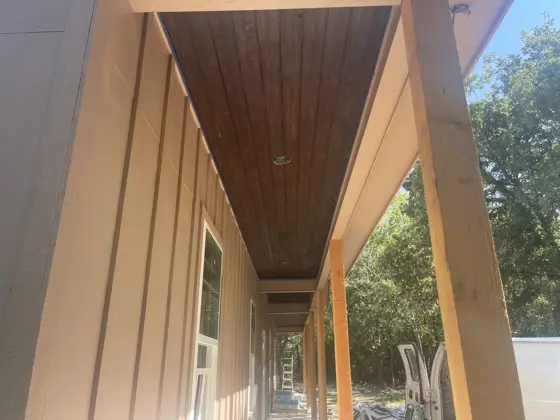 House painting and ceiling staining — photo P073