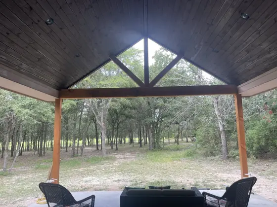 House painting and ceiling staining — photo P083