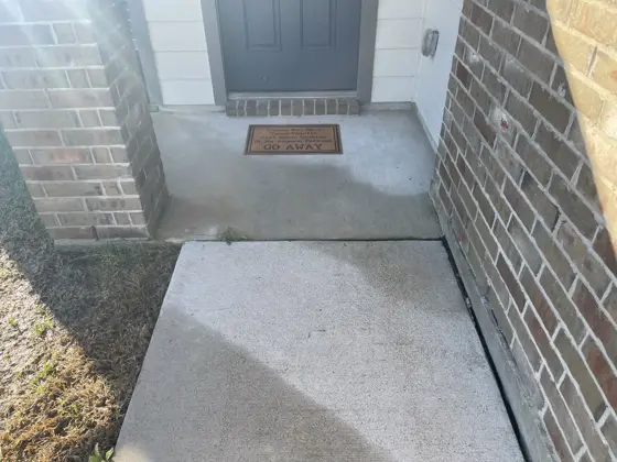 Stair and exterior pressure washing — photo P099