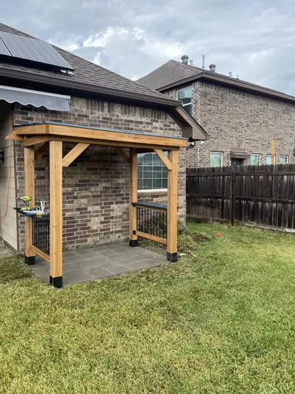 Patio and pergola project — photo P110