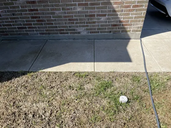 Stair and exterior pressure washing — photo P144
