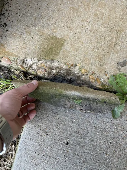 Stair and exterior pressure washing — photo P149