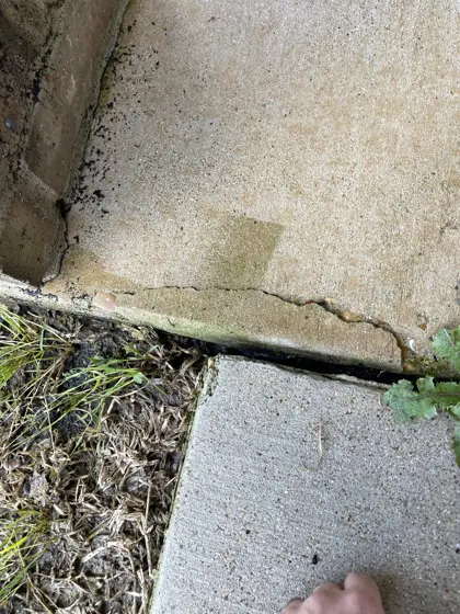 Stair and exterior pressure washing — photo P150