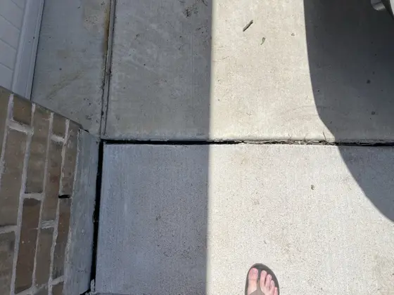 Stair and exterior pressure washing — photo P153