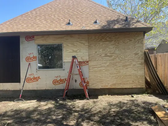 Exterior painting and finish work — photo P291