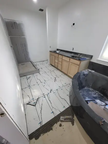Bathroom improvements — photo P299