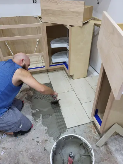 Bathroom improvements — photo P306