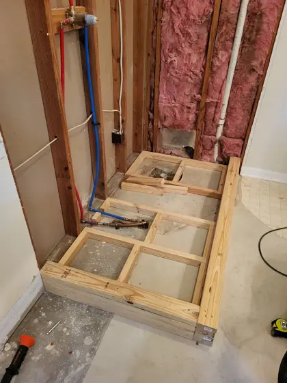 Bathroom improvements — photo P349