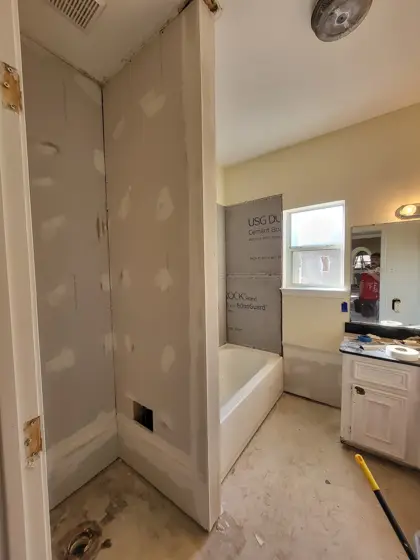 Bathroom improvements — photo P353