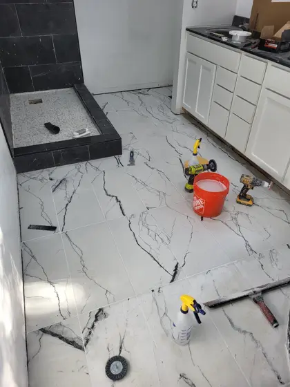 Bathroom improvements — photo P356
