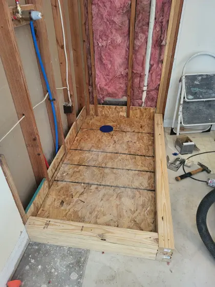 Bathroom improvements — photo P361