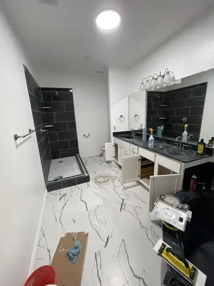 Bathroom improvements — photo P393