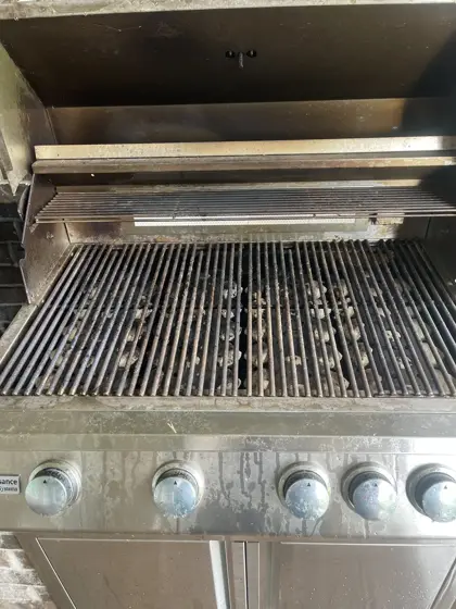 Grill cleaning and restoration — photo P414