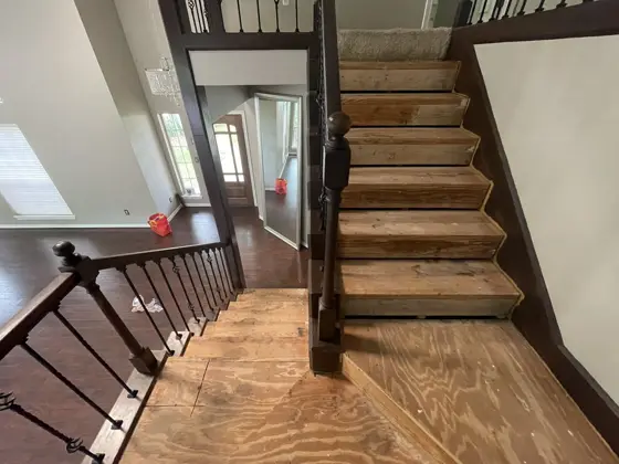 Stair and flooring updates — photo P426