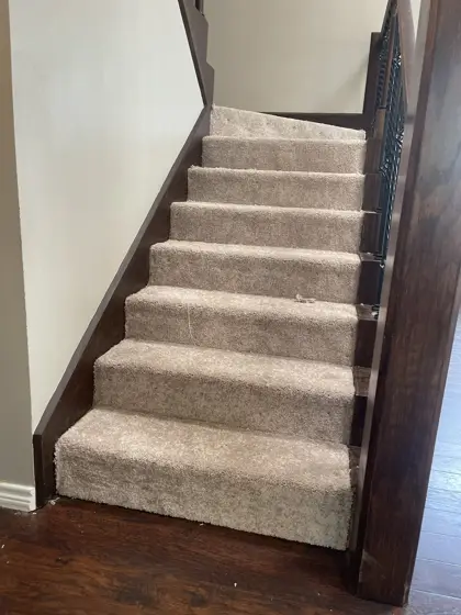 Stair and flooring updates — photo P427