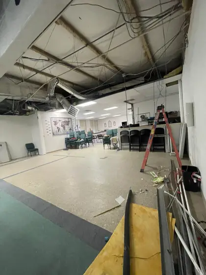 Ceiling and interior finish work — photo P458