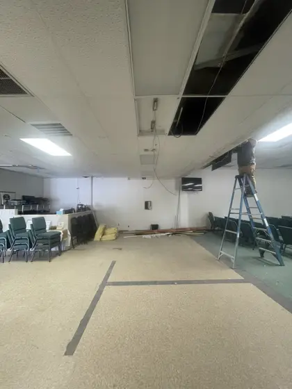 Ceiling and interior finish work — photo P464