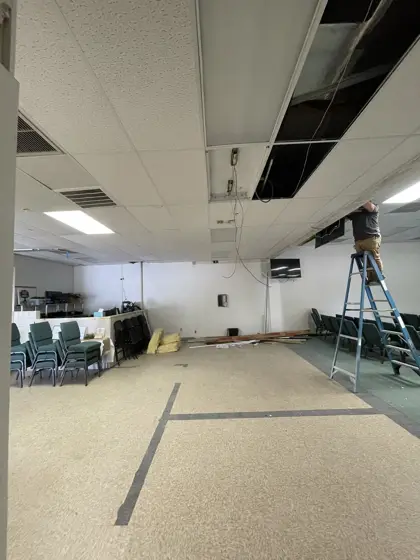 Ceiling and interior finish work — photo P465