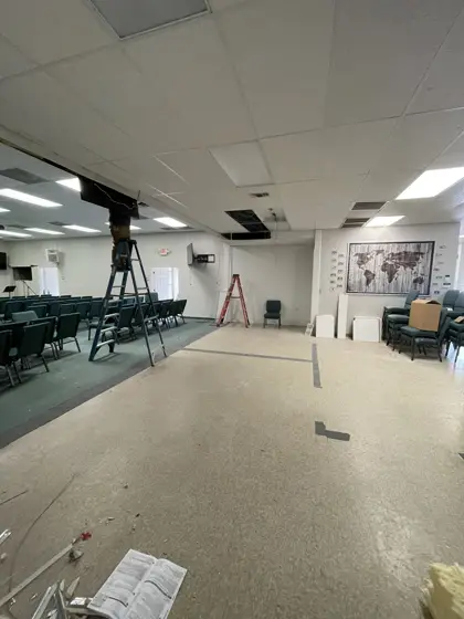 Ceiling and interior finish work — photo P466
