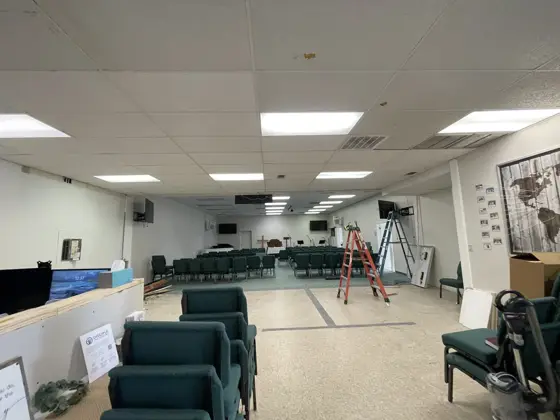 Ceiling and interior finish work — photo P468