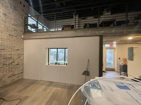 Interior wall and finish work — photo P485