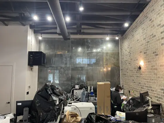 Interior wall and finish work — photo P489