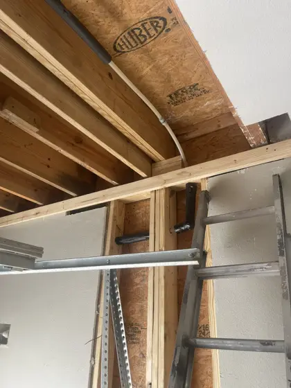 Repair work in progress — photo P498