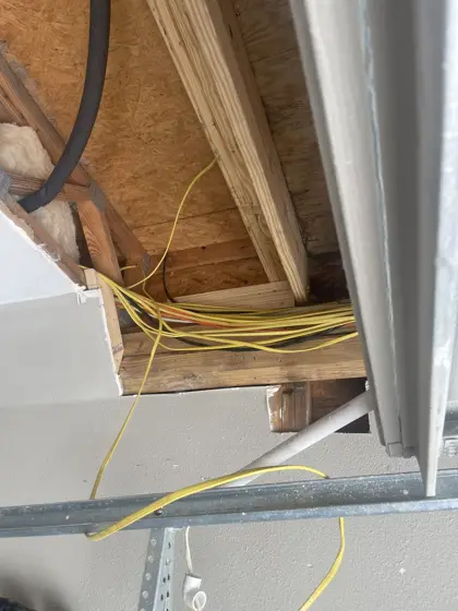 Repair work in progress — photo P500