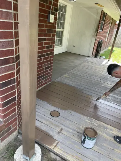 Deck refinishing — photo P505