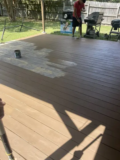 Deck refinishing — photo P506