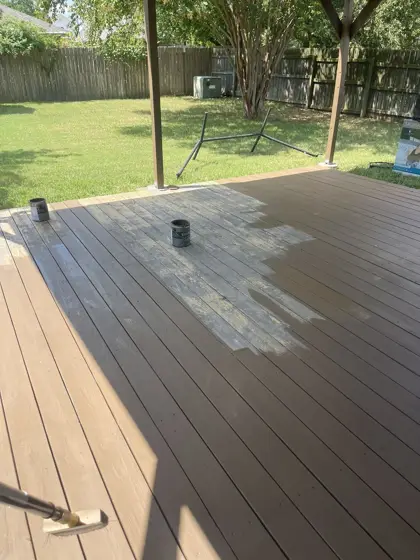 Deck refinishing — photo P507